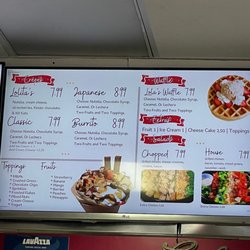 Lola's Crepes - Menu