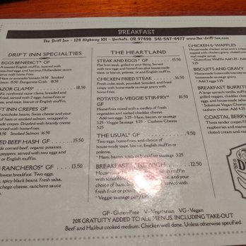 Drift Inn - New American Near Me - Yachats, Oregon Drift Inn - New American Near Me - Yachats, Oregon