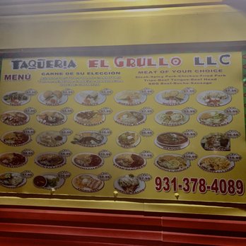 El Grullo Express - Full menu. - Mexican Near Me - Clarksville, Tennessee