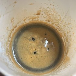 Cherrybean Gourmet Coffeehouse & Roastery - creamy looks a lil weak and spotty, the shot could of been pulled a lil longer at a lower temp