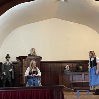 The Salem Witch Dungeon Museum - Trial scene - Landmarks & Historical Buildings Near Me - Salem, Massachusetts