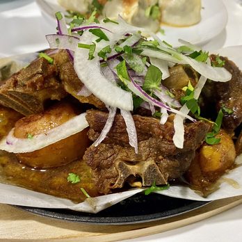 Jannat Restaurant - Lamb kuurdak - Uzbek Near Me - Rolling Meadows, Illinois