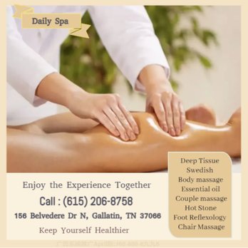 Daily Spa - Massage Near Me - Gallatin, Tennessee Daily Spa - Massage Near Me - Gallatin, Tennessee