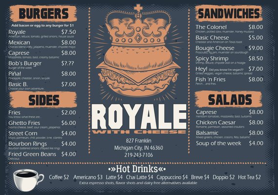 Menu photo 6 Royale with Cheese Michigan City, IN