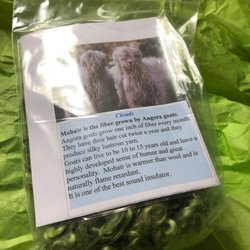 Amazing Yarns - A little Angora goat fibers