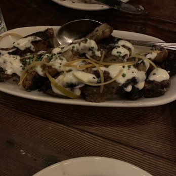 Gjelina - Wood Roasted Sunchokes & Salsa Verde - New American Near Me - Venice, California Gjelina - Wood Roasted Sunchokes & Salsa Verde - New American Near Me - Venice, California