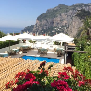 Villa Brunella - Panorama della terrazza della piscina - Hotels Near Me - Capri, NA