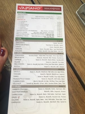 Menu photo 1 Vapiano Istanbul, 34 Menu photo 1 Vapiano Istanbul, 34