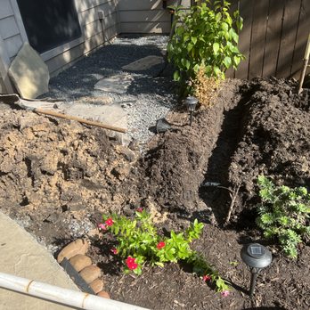 Morris Pools and Spa - all my landscaping being torn up to replumb waterfall - Pool Cleaners Near Me