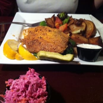 Freeman's Little New York - Quinpool - Pan seared haddock! (According to my friend really good!) - Pizza Near Me - Halifax, Nova Scotia