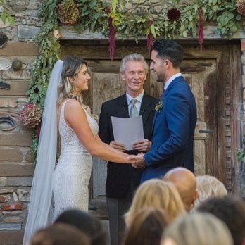 Ken Robins - All smiles throughout our whole ceremony - Wedding Planning Near Me - Carmel Valley, California Ken Robins - All smiles throughout our whole ceremony - Wedding Planning Near Me - Carmel Valley, California