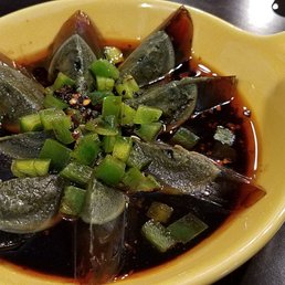 Century Egg with Sesame Sauce