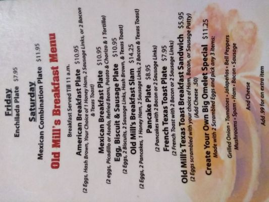 Menu photo 1 Old Mill Bbq & Burritos Pecos, TX Menu photo 1 Old Mill Bbq & Burritos Pecos, TX