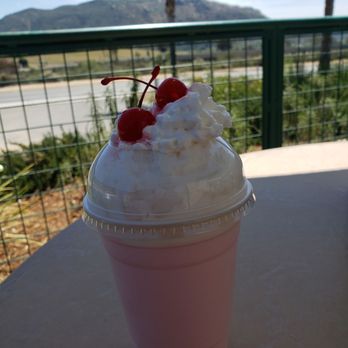Nessy Burgers - Yummy strawberry shakes. - Burgers Near Me - Fallbrook, California