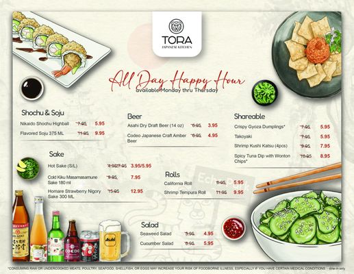 Menu photo 3 Tora Japanese Kitchen Los Angeles, CA Menu photo 3 Tora Japanese Kitchen Los Angeles, CA