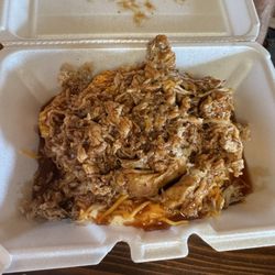 Uncle Henry's BBQ - Pulled pork loaded baked potato