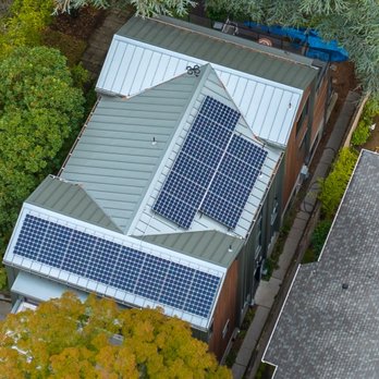 Puget Sound Solar - 7.2kW solar PV system installed on a standing seam metal roof. - Solar Installation Near Me - Seattle, Washington Puget Sound Solar - 7.2kW solar PV system installed on a standing seam metal roof. - Solar Installation Near Me - Seattle, Washington