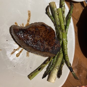 Outback Steakhouse - Asparagus is burnt - Steakhouses Near Me - Holbrook, New York
