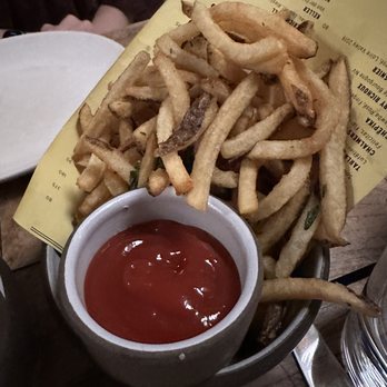 Charlie Bird - French fries, cooked nicely until I got an insulting second portion 2.5 hours later - Italian Near Me - New York, New York Charlie Bird - French fries, cooked nicely until I got an insulting second portion 2.5 hours later - Italian Near Me - New York, New York