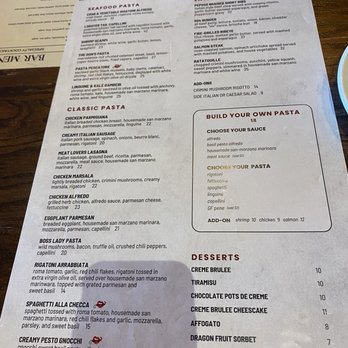 Mangiamo By 604 - Menu - Italian Near Me - Honolulu, Hawaii