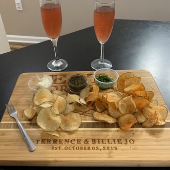 Effervescence - Caviar, house made chips and butter, chives, and bubbly! - Champagne Bars Near Me - New Orleans, Louisiana