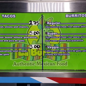 La Burrita - Taco and burrito menu - Food Trucks Near Me - San Jose, California La Burrita - Taco and burrito menu - Food Trucks Near Me - San Jose, California
