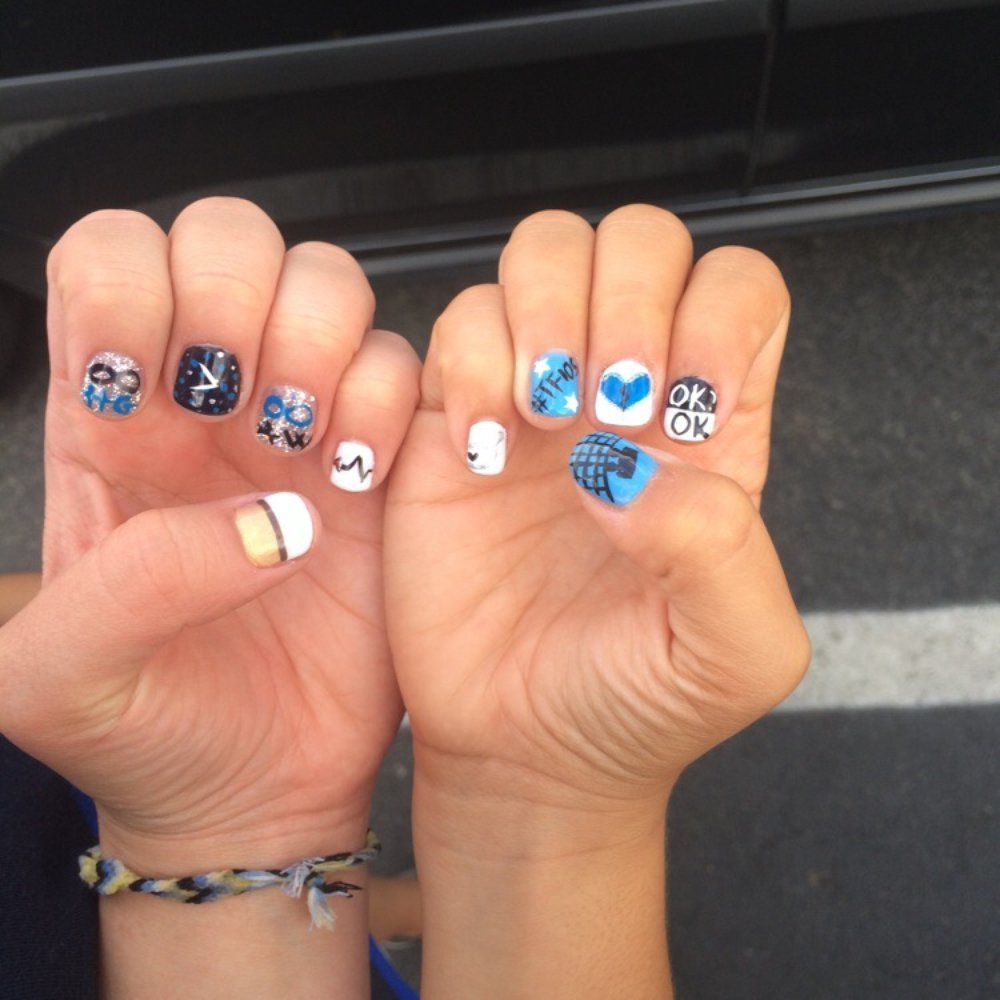 Nails Chateau - The Fault In Our Stars nails by Ana - Nail Salons Near Me - Elk Grove, California Nails Chateau - The Fault In Our Stars nails by Ana - Nail Salons Near Me - Elk Grove, California