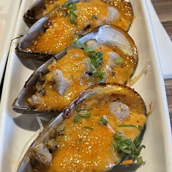 Top Sushi - 5 Baked Mussels - Sushi Bars Near Me - Tomball, Texas Top Sushi - 5 Baked Mussels - Sushi Bars Near Me - Tomball, Texas