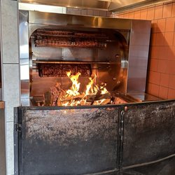 Wood fire grill