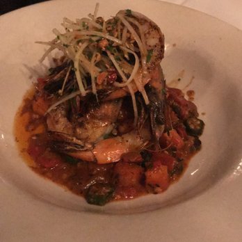Gautreau's Restaurant - Sautéed shrimp with coconut kafir like jus - New American Near Me - New Orleans, Louisiana Gautreau's Restaurant - Sautéed shrimp with coconut kafir like jus - New American Near Me - New Orleans, Louisiana
