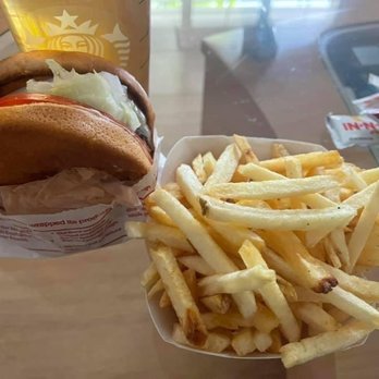 In-N-Out Burger - Hamburger with French Fries - Burgers Near Me - Pasadena, California