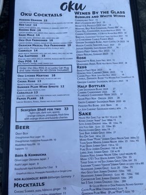 Menu photo 2 Oku Santa Barbara, CA