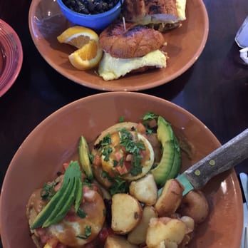 Blackbird Café - Barbacoa breakfast torta and Dos caballeros - Cafes Near Me - Long Beach, California