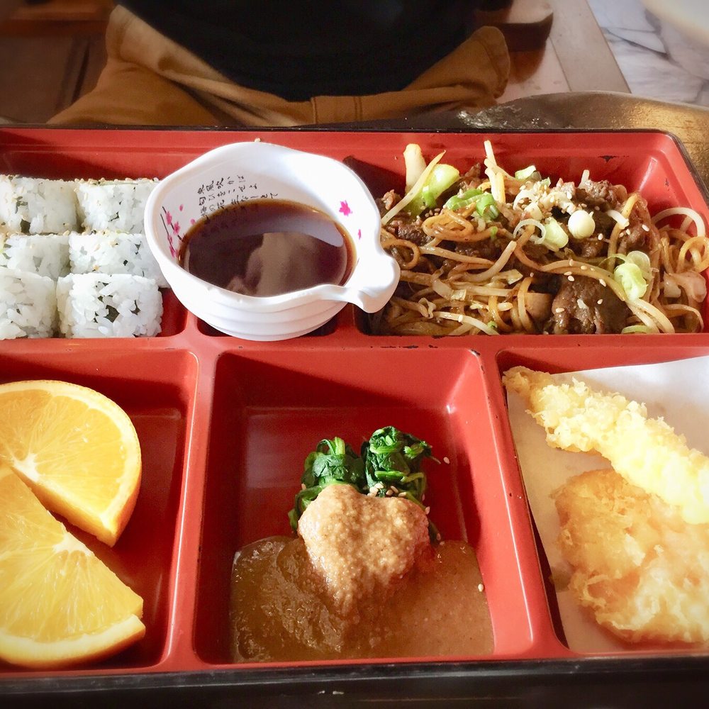 Sushi Mori - Yaki Soba Bento - Japanese Near Me - Surrey, British Columbia