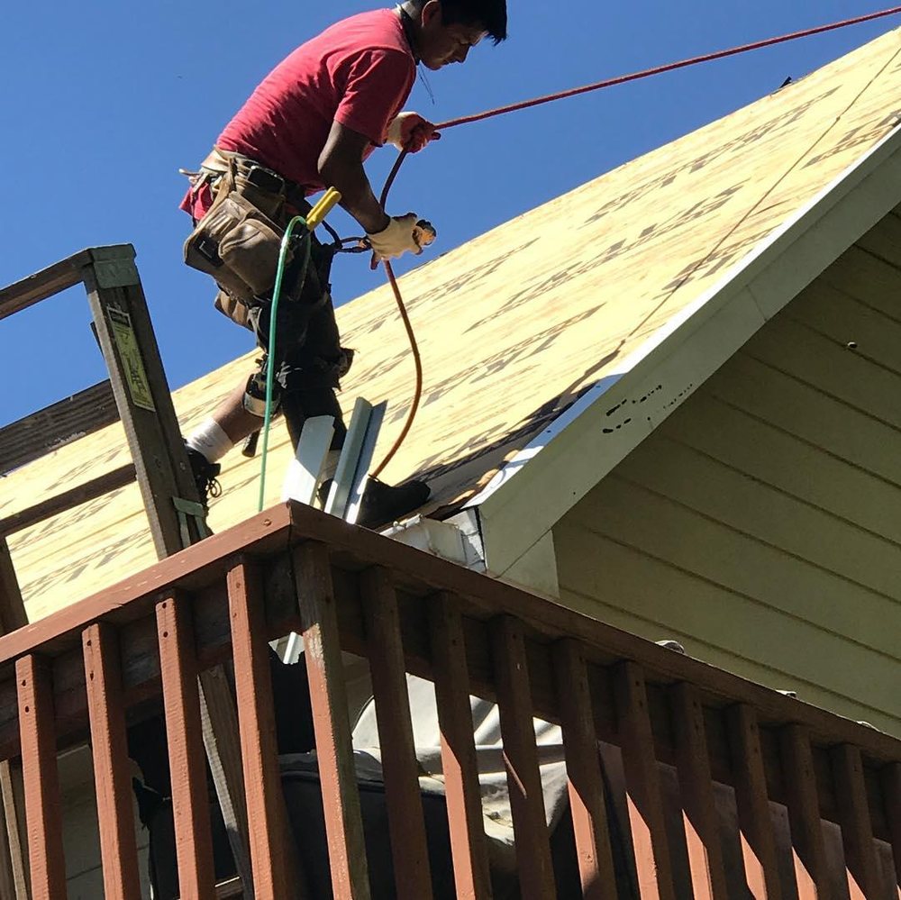 Slide of RedHawk Roofing