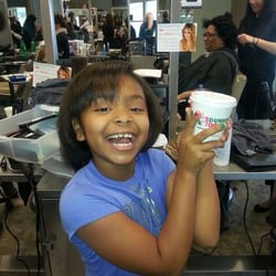 Dunkin' - Happy customer of a hot cup of hot chocolate!