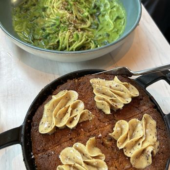 Greywind - Cornbread and Spaghetti Pesto - Wine Bars Near Me - New York, New York Greywind - Cornbread and Spaghetti Pesto - Wine Bars Near Me - New York, New York