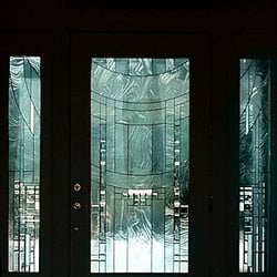 Custom entryway in a private residence in Medford, Oregon