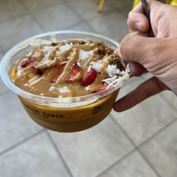 Barely full monkey bowl for a regular shmegular customer Barely full monkey bowl for a regular shmegular customer