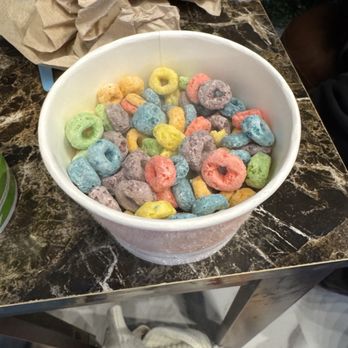 Sub Zero Nitrogen Ice Cream - Dragon's balls, it's just frozen fruitloops what a joke. - Desserts Near Me - Atlanta, Georgia Sub Zero Nitrogen Ice Cream - Dragon's balls, it's just frozen fruitloops what a joke. - Desserts Near Me - Atlanta, Georgia