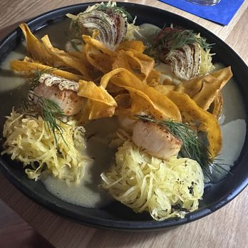 Pearl & Horn - Orange Miso Seared Scallops - New American Near Me - Pensacola, Florida