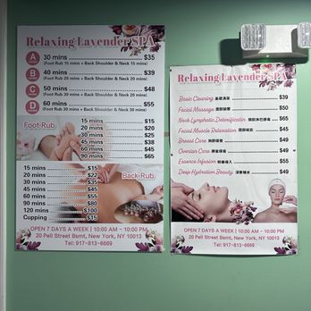 Relaxing Lavender Spa - Prices - Massage Near Me - New York, New York