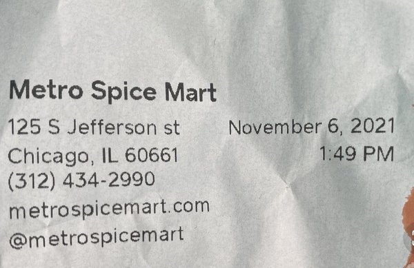 Metro Spice Mart by null