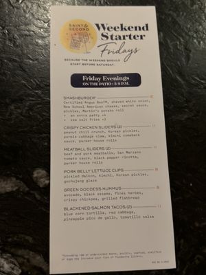Menu photo 8 Saint & Second Woodland Hills, CA Menu photo 8 Saint & Second Woodland Hills, CA