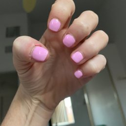 Completely uneven and horrible looking. Completely uneven and horrible looking.