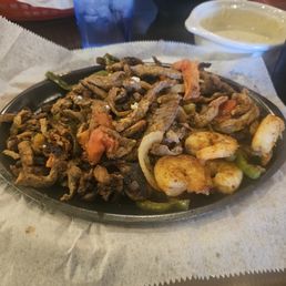 Alot of dry steak but only 4 shrimp,  Dissapointing and the waiter shrugged his shoulders and said that's how it is ,