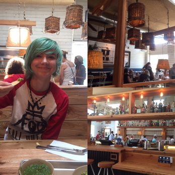 bartaco - Chapel Hill - Noshing on chips, salsa and guacamole. Nice and cool inside. - Tacos Near Me - Chapel Hill, North Carolina