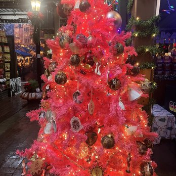 Biergarten at Old World - Another awesome tree in the maze of trees they have inside that are beautiful! - German Near Me - Huntington Beach, California