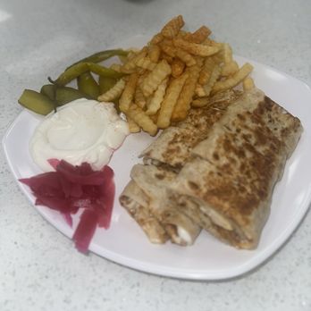 Naya Al Hashem - this was the chicken shawarma plate with fries - Mediterranean Near Me - Richardson, Texas Naya Al Hashem - this was the chicken shawarma plate with fries - Mediterranean Near Me - Richardson, Texas