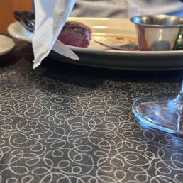 Husband didn't finish filet.